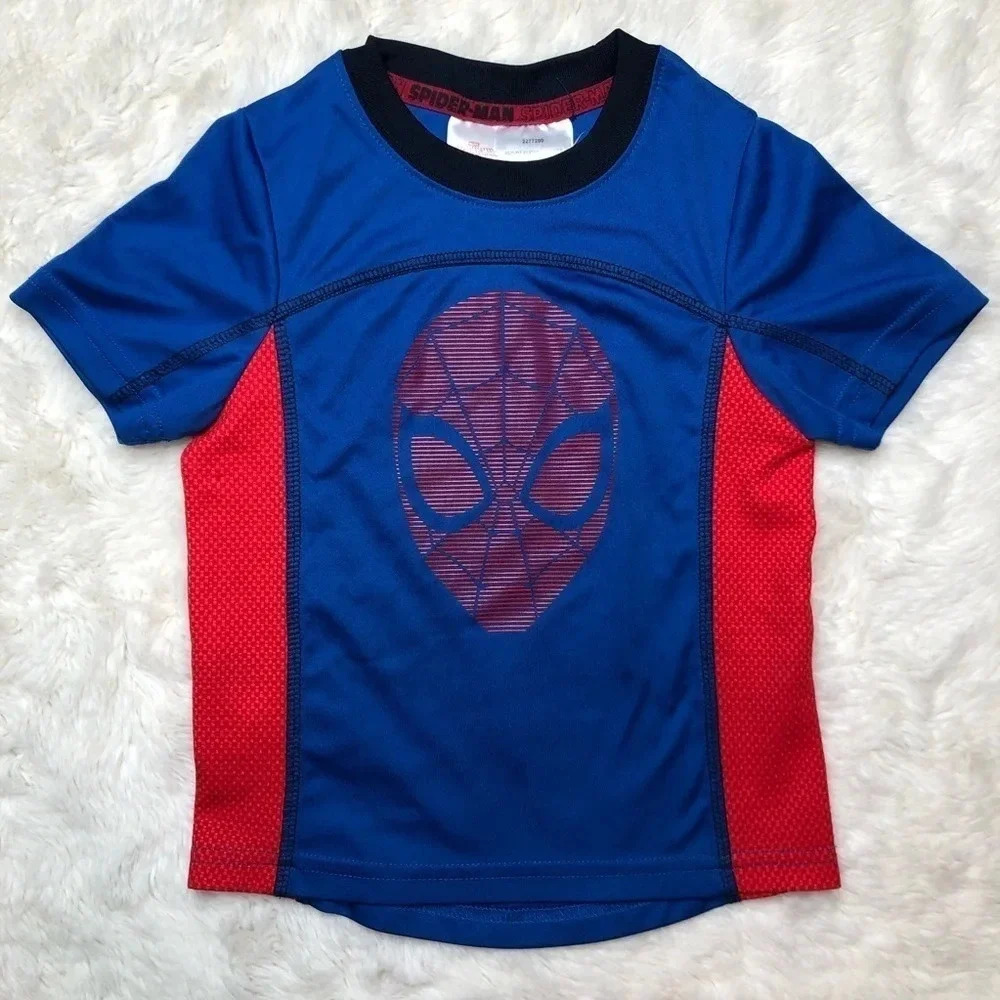 Marvel Spider-Man T-Shirt Blue & Red Size 3T